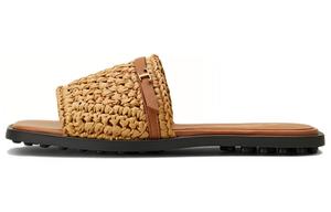 TOD'S Тапочки-слайды женские коричневые