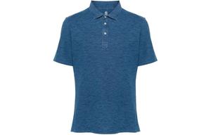 Короткий рукав поло Brunello Cucinelli, синий