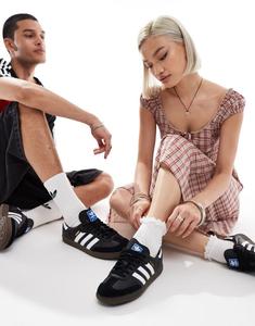 Черно-белые кроссовки adidas Samba OG
