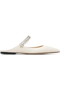 Jimmy Choo Эксклюзивные балетки Ssense Off-White Bing без шнурков