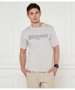 Футболка Tonal Bourne Regular fit Blauer, серый