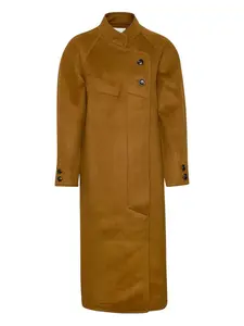 Пальто на пуговицах от Волина Gestuz, коричневый