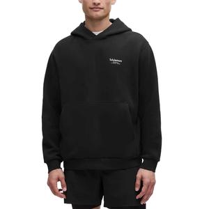 Свитшот Steady State с капюшоном и принтом мужской Lululemon, черный