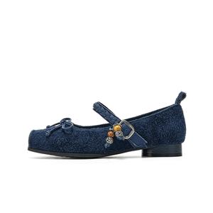 EBLAN Мэри Джейн туфли женские королевский синий абрикос, цвет Apricot