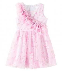 Платье из цветочного тюля Monnalisa, Rosa Fairytale