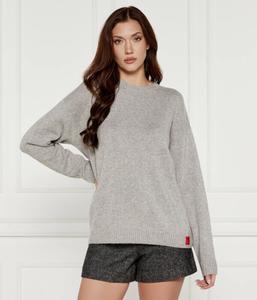 Джемпер женский Max&Co. Маура свободного кроя из шерсти и кашемира, серый