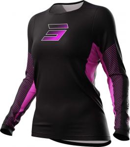 Shot contact venus woman motocross jersey, Black/Pink