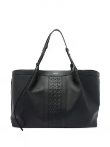 Фактурная сумка на плечо Serapian, черный