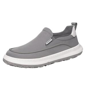 ZUOSAISI Износостойкие дышащие низкие парусиновые туфли, мужские, серые