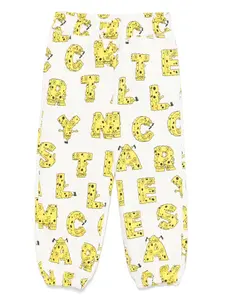 Спортивные брюки SquarePants из коллаборации с SpongeBob Stella McCartney Kids, белый