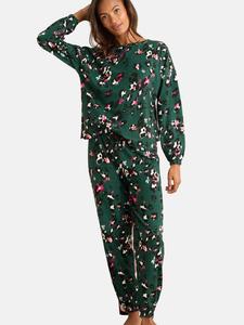 Love & roses Пижама в темно-зеленом цвете