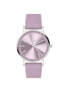 s.Oliver Классические наручные часы с фиолетовыми сверкающими камнями