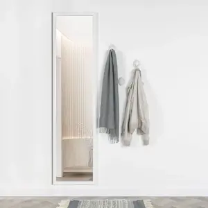 Настенное зеркало Spinder Design "Donna", (1 шт.), металл, ширина 46 см 46х185х3 см, белый