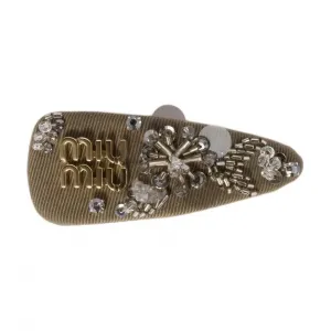 Зажимы для волос из овчины Unisex Tundra MIU MIU, tundra