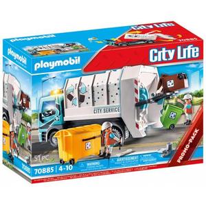 PLAYMOBIL, Мусоровоз со световым сигналом, 70885