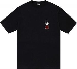 Футболка Stussy Crown Link 'Black', черный