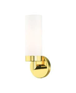 Настенный светильник Aero 1 Light Single Sconce Livex, цвет gold-tone