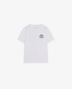 Детская футболка с коротким рукавом, обычного кроя, с логотипом на груди и спине Scalpers, белый