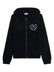 Худи Clash на молнии Zadig&Voltaire, черный