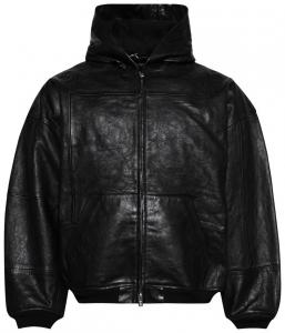 Худи-куртка Alexander Wang в стиле пэчворк, черная