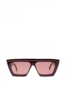 Солнцезащитные очки в геометричной оправе Alaïa, красный