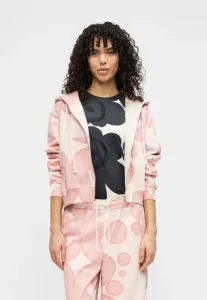 Толстовка на молнии с капюшоном joggi keidas kioski Marimekko, Light Pink/Off White