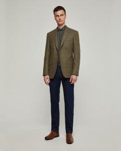 Темно-синие классические мужские джинсы Mirto, индиго