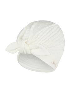 Sterntaler Шляпа с узлом, фактурная, белого цвета