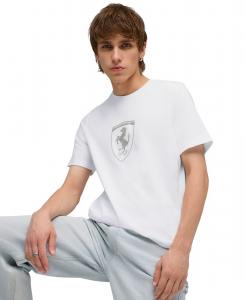 Мужская футболка Ferrari Sportswear Tonal Shield Puma, White
