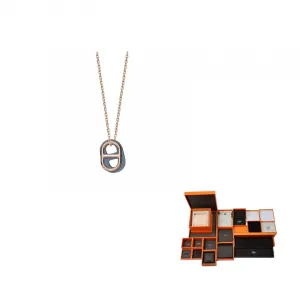 HERMES О'Maillon ожерелье из сплава с серебряным или золотым покрытием для женщин