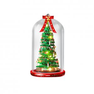 Творческая рождественская елка и монолитный витринный стеклянный абажур для строительных блоков 0 300 деталей 40573 витрина 2 LEGO