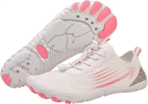 Наземная обувь для женщин и мужчин босиком для походов, спортивная обувь босиком, пляжная, для серфинга и воды с противоскользящей подошвой Generic, белый