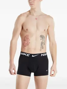 Комплект Dri-FIT из трех боксеров с логотипом Nike, черный