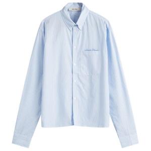 Рубашка оксфорд в полоску About:Blank, белый