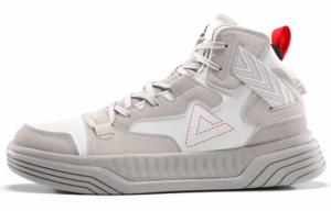 Обувь для скейтбординга Мужская с высоким верхом Серая Peak