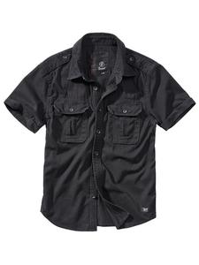 Brandit Винтажная рубашка с коротким рукавом, черная