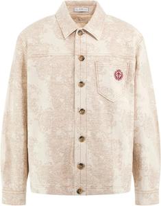 GUESS Мужская длинная рубашка-куртка Boxy Shacket, Quicksand