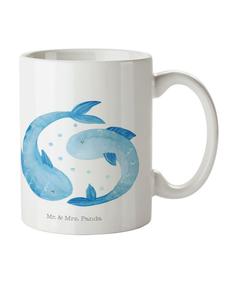 Детская кружка со знаком зодиака Рыбы, без слов, белого цвета Mr. & Mrs. Panda