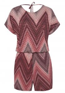 Комбинезон Lascana MISSONI, цвет Sand/Bordeaux/Light Red