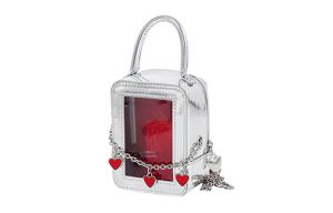 POP MART LOVE WOW Bag, Blue/Red/Black/Iridescent Pink/Iridescent Silver/Aurora 16.5cm IP Merch