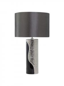 Настольные лампы AIKEN в черно-серебристом цвете - (Ш) 30 x (В) 52 x (Д) 30 см