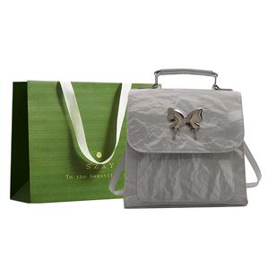 Три утенка PU сумка через плечо обычная женская разноцветная, розовый+шоппер