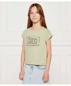 Футболка Regular fit Guess, зеленый