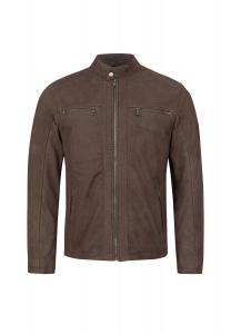 Кожаная куртка Rock Creek, темно-коричневый