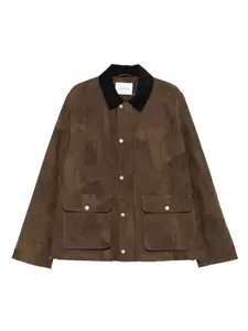 Жакет с карманом и мазками кисти Les Deux, коричневый