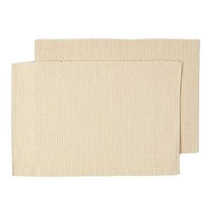Набор ковриков для столовых приборов из 2 штук. Homescapes, бежевый