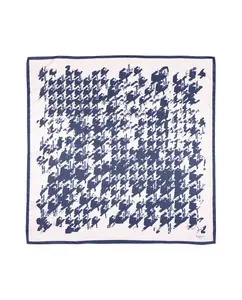 Женский платок Гусиная лапка Naulover, синий