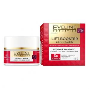 Активно восстанавливающий крем для заполнения морщин 70+ 50мл Eveline Cosmetics, Lift Booster Collagen