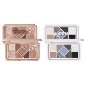 Hold Live Маленькая розовая палетка с девятью цветами теней для век, легко растушевываются, шиммер, натуральный