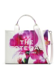 Marc Jacobs сумка The Future Floral Leather Medium Tote, белый